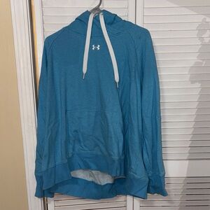 Under Armour Blue Hoodie with White Accents